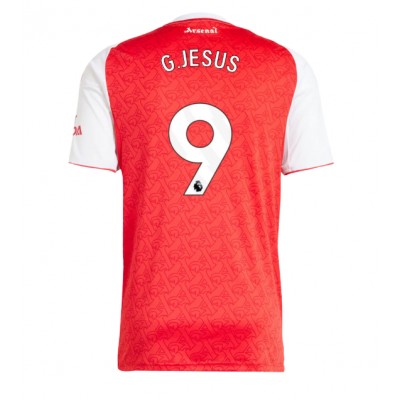 Moški Nogometni dresi Arsenal Gabriel Jesus #9 Domači 2025-26 Kratek Rokav Moški Nogometni dresi Arsenal Gabriel Jesus #9 Domači 2025-26 Kratek Rokav